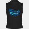 Women's high neck crop vest Thumbnail