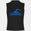 Women's high neck crop vest Thumbnail