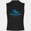 Women's high neck crop vest Thumbnail