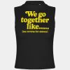 Women's high neck crop vest Thumbnail