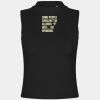 Women's high neck crop vest Thumbnail