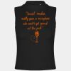 Women's high neck crop vest Thumbnail