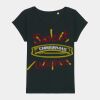 Women's Rounders slub rolled sleeve t-shirt Thumbnail