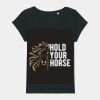 Women's Rounders slub rolled sleeve t-shirt Thumbnail