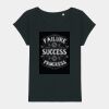 Women's Rounders slub rolled sleeve t-shirt Thumbnail