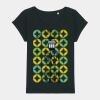 Women's Rounders slub rolled sleeve t-shirt Thumbnail