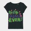 Women's Rounders slub rolled sleeve t-shirt Thumbnail