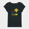Women's Rounders slub rolled sleeve t-shirt Thumbnail