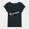 Women's Rounders slub rolled sleeve t-shirt Thumbnail