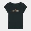 Women's Rounders slub rolled sleeve t-shirt Thumbnail