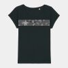 Women's Rounders slub rolled sleeve t-shirt Thumbnail